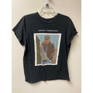 Justin Timberland Man of the Woods Black T-Shirt Large